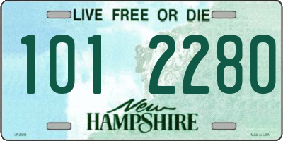 NH license plate 1012280