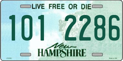 NH license plate 1012286