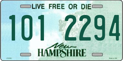 NH license plate 1012294