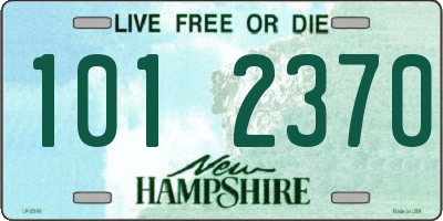 NH license plate 1012370