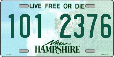 NH license plate 1012376