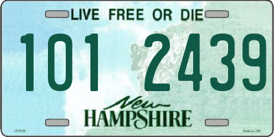 NH license plate 1012439