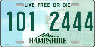 NH license plate 1012444