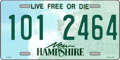NH license plate 1012464