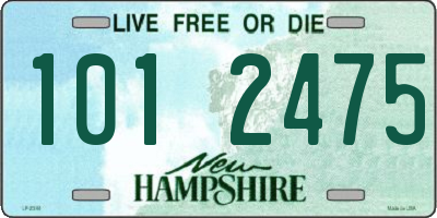 NH license plate 1012475