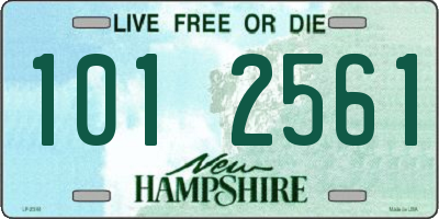 NH license plate 1012561