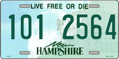 NH license plate 1012564