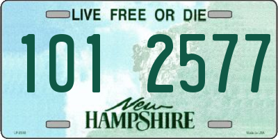 NH license plate 1012577