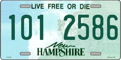 NH license plate 1012586