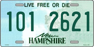 NH license plate 1012621