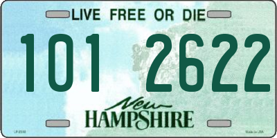 NH license plate 1012622
