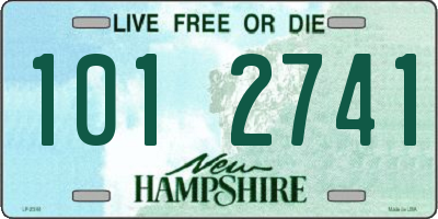 NH license plate 1012741