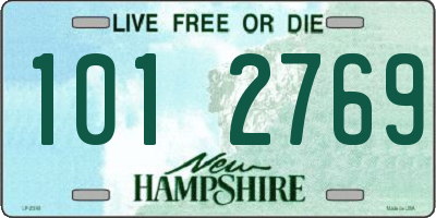 NH license plate 1012769