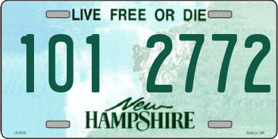 NH license plate 1012772