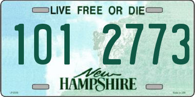 NH license plate 1012773