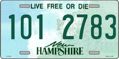 NH license plate 1012783