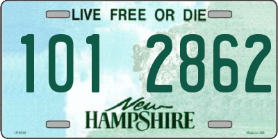 NH license plate 1012862