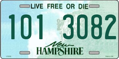 NH license plate 1013082