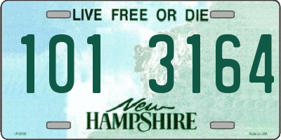 NH license plate 1013164