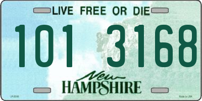 NH license plate 1013168