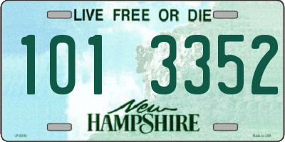 NH license plate 1013352
