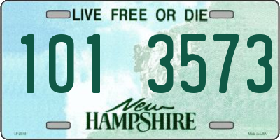 NH license plate 1013573