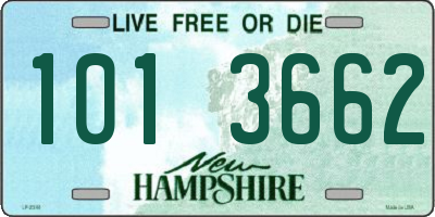 NH license plate 1013662