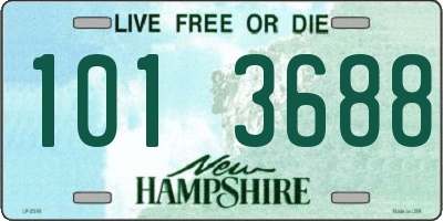 NH license plate 1013688