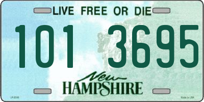 NH license plate 1013695