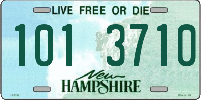 NH license plate 1013710