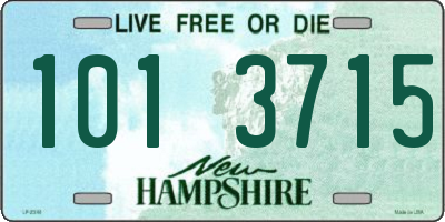 NH license plate 1013715