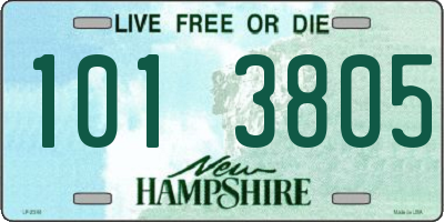 NH license plate 1013805