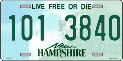 NH license plate 1013840