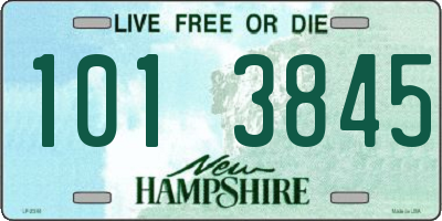 NH license plate 1013845