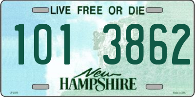 NH license plate 1013862