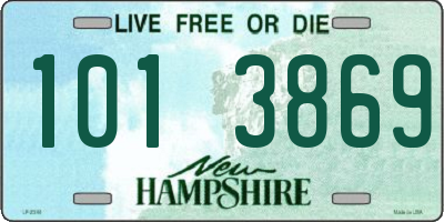 NH license plate 1013869