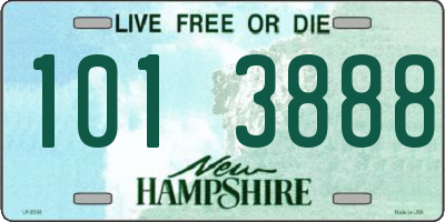 NH license plate 1013888