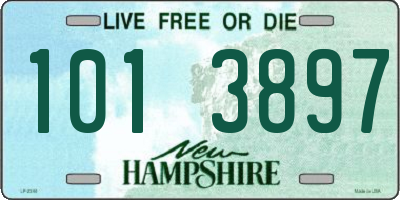 NH license plate 1013897