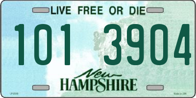 NH license plate 1013904