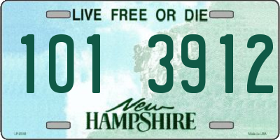 NH license plate 1013912