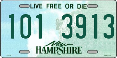 NH license plate 1013913