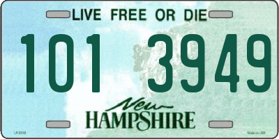 NH license plate 1013949