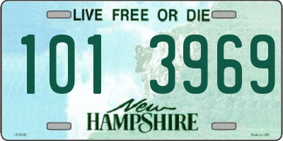 NH license plate 1013969