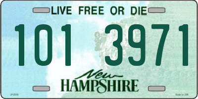 NH license plate 1013971