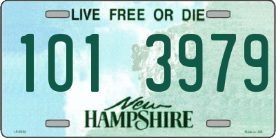 NH license plate 1013979