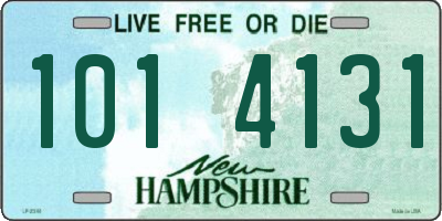 NH license plate 1014131