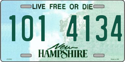 NH license plate 1014134