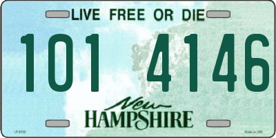 NH license plate 1014146