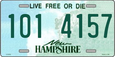 NH license plate 1014157