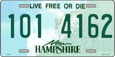 NH license plate 1014162